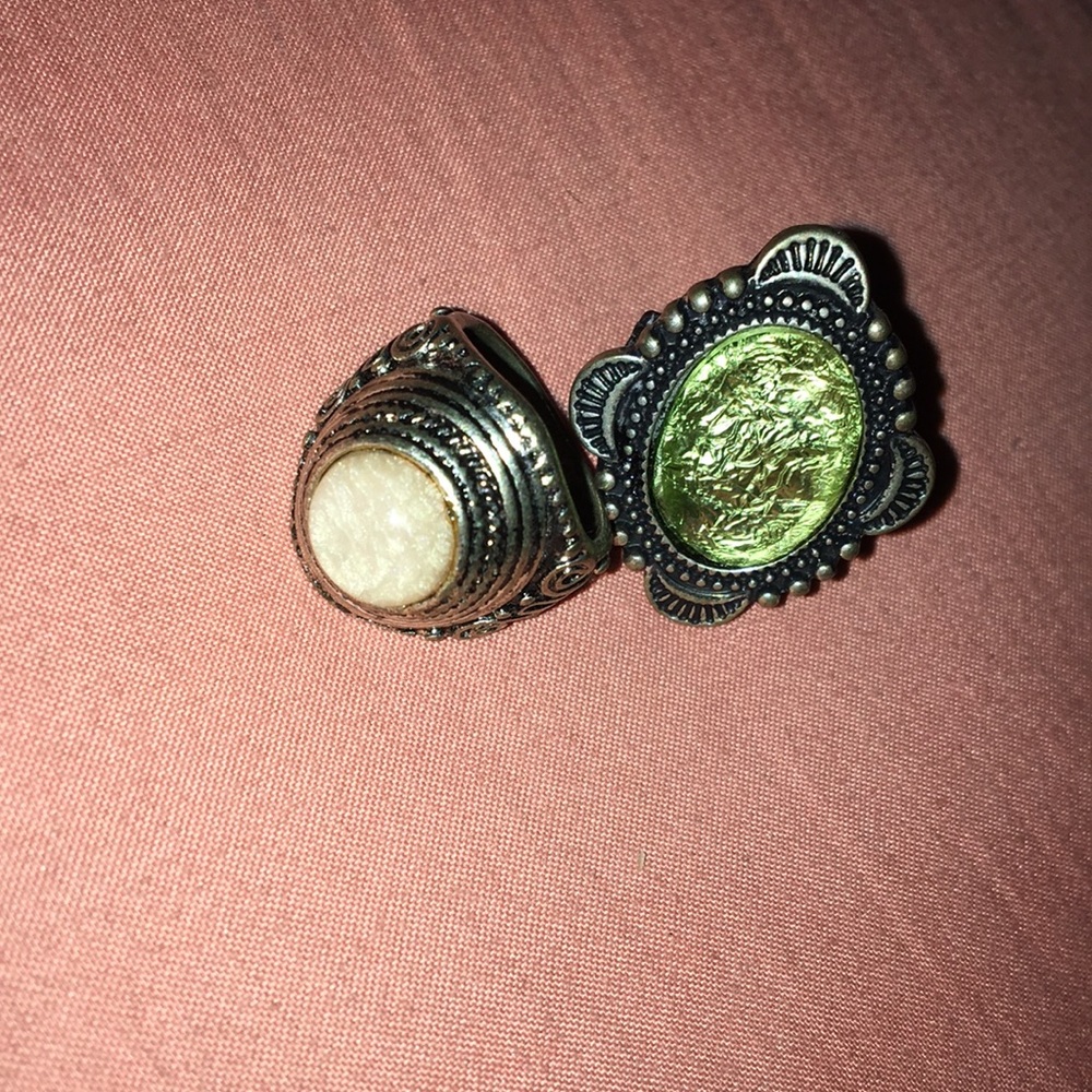 Boho costume jewelry rings